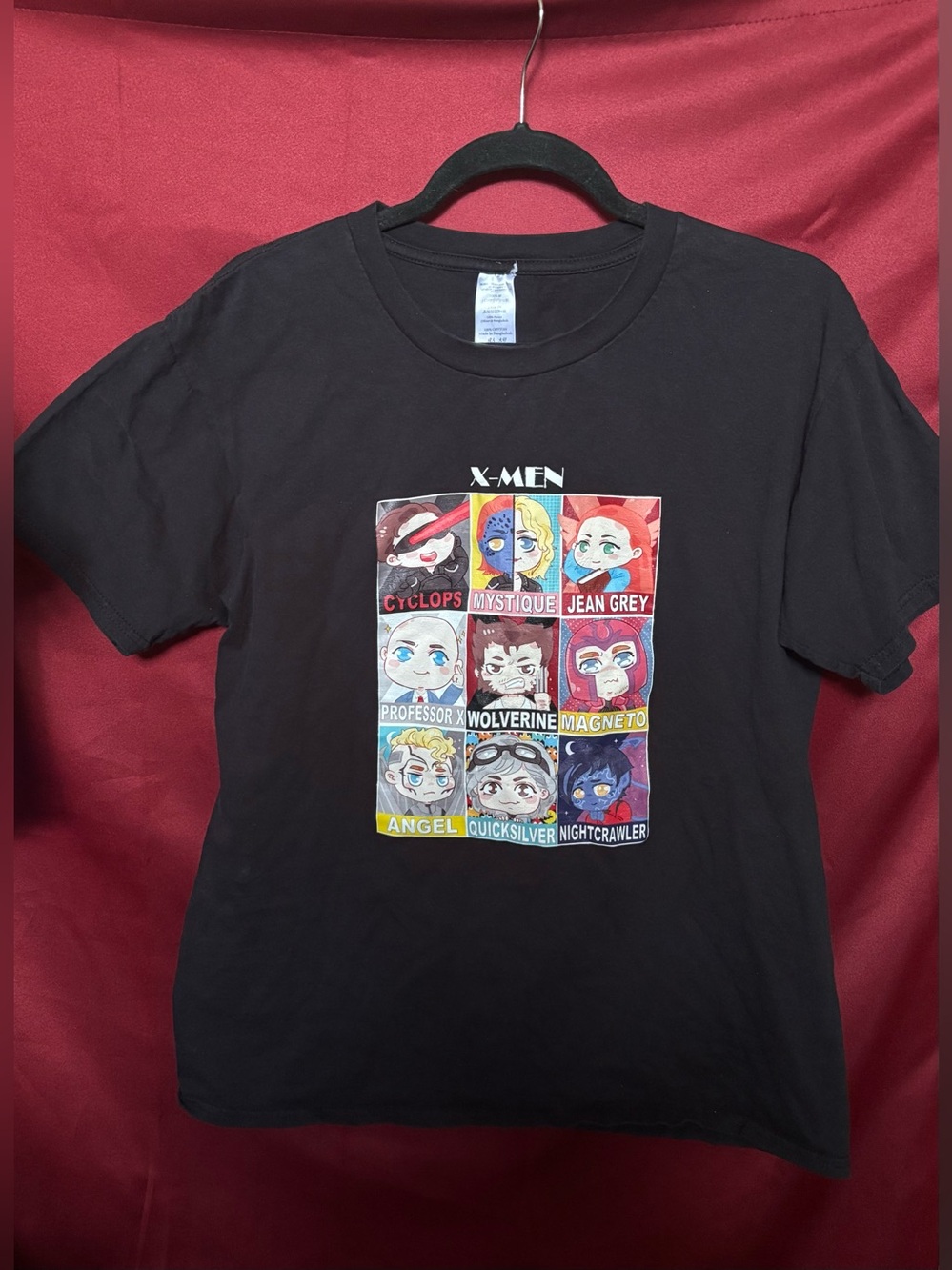 X-Men Black adult Graphic Tee - Mutant Characters